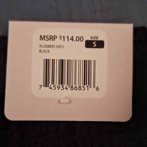 Three dots Gauze shorts black sz S Nwt $114 MSRP - Picture 5 of 5